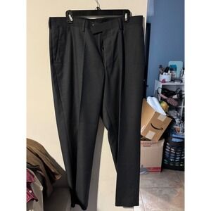 Murano Mens Navy Dress Pants Flat Front Trousers 36x30 Business Formal